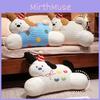Plush Toy Removable Lumbar Cushion With Cartoon Animal Pattern Chair Decor Doll
