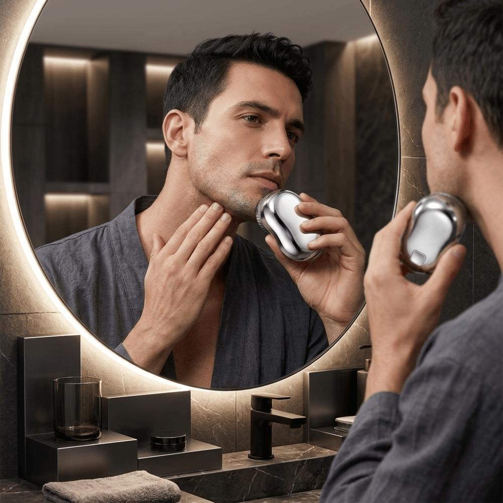 Washable Travel Shaver Cordless Portable Shaver Sturdy Rechargeable Razor Business Trip