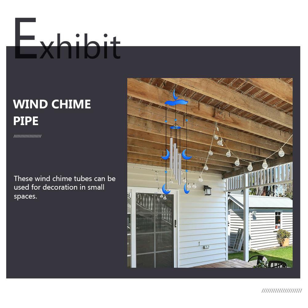 20Pcs Metal Pipe Diy Aluminum Pipes Wind Chime Making Tubes Diy Hanging Pendant Metal Wind Chime Pendant