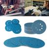 100Pcs/set Orbital Sander Dry Wet Velvet Sandpaper 5inch 8 Hole Sanding Disc Sand Paper Rhombus Sanding Disc Replacement