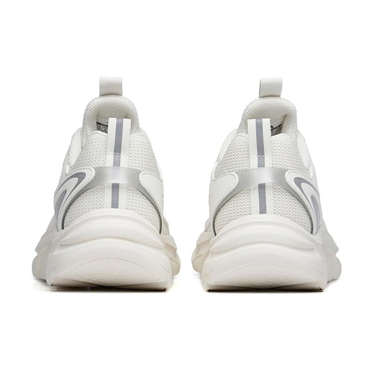 Anta Running Collection Comfortable Abrasion Resistant Low top Running Shoes Women's White Silver 922245522-1