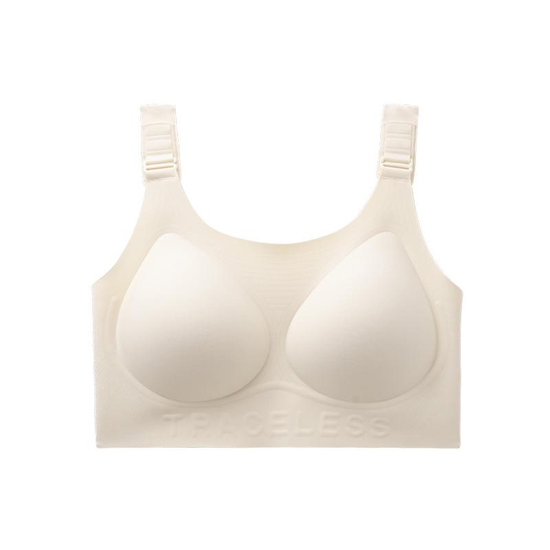Arbitrary adjustment buckle invisible large size underwear women's seamless thin breathable collection sub-breast vest bra cover