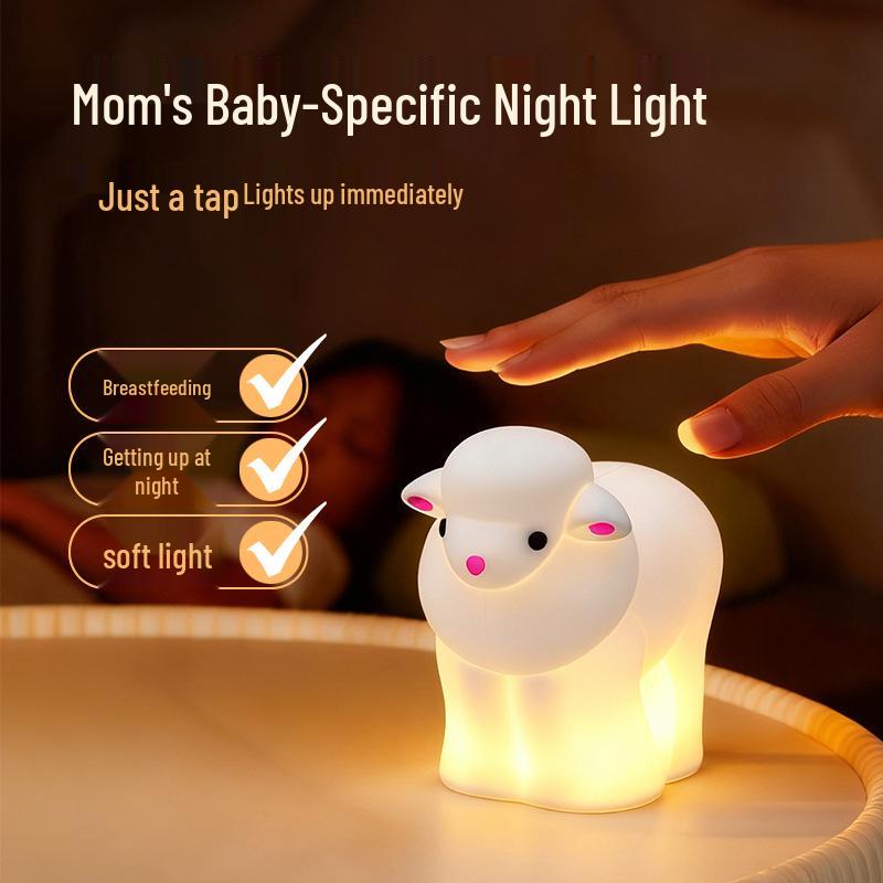 Светящаяся коза - Силиконовый ночник - Милая прикроватная лампа-компаньон