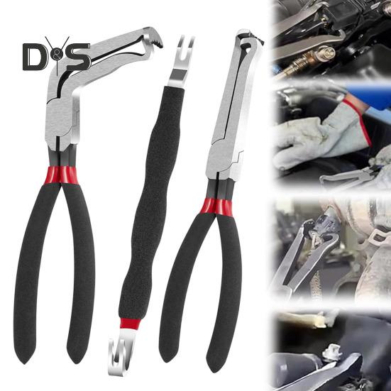 Electrical Disconnect Pliers with Ergonomic Handle Portable 60-Degree Bend Electrical Connector Disconnect Pliers Automotive Tools