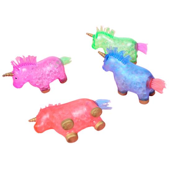 Unicorn Stress Ball Soft Squeeze Toy Sensory Water Beads Toy Stress
