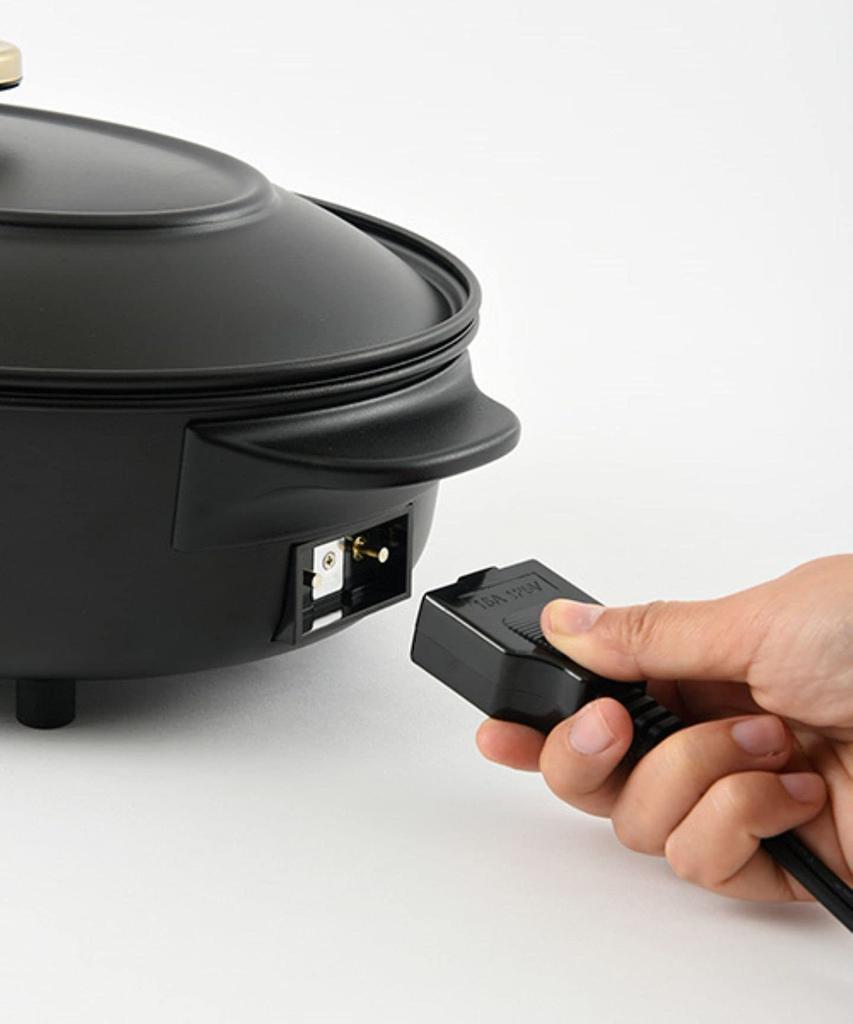 BRUNO Овальная горячая пластина-гриль Маленькая Якинику Температура Легко Для 1 2 3 Серый 1701142 Набор, Кастрюля, Многофункциональная, Стильная, Крышка, 1200 Вт, Регулировка,