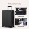Ping Travel Suitcase: Large Capacity 28-Inch Leather Trolley with Lock for Men and Women, Compact Carry-on for Students.