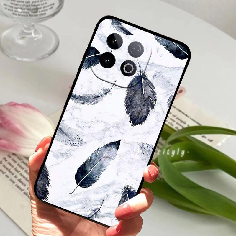 Чехол для Vivo IQOO Z10 Turbo Pro 5G Z10Turbo Модный Покрашенный Чехол Мягкий ТПУ Силиконовый Fundas Для VIVO Y300 GT 5G Чехол-Ракушка для Телефона