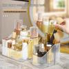 Роскошный прозрачный акриловый органайзер для макияжа для туалетного столика