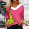 Long Sleeve Shirts For Women Cute Tops Christmas Prints Tees Blouses Casual Plus Size Basic Tops Pullover