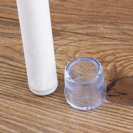 4 шт. прозрачная резиновая мебель, стол, стул, ножка, напольная крышка для ног, защитная крышка