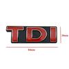 Металлический логотип TDI на решетку переднего капота, значок-эмблема на задний багажник, наклейки для VW Polo Golf MK5 MK6 Jetta Passat GTI Touran Bora NG5
