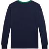 Polo Ralph Lauren Футболка с длинным рукавом и круглым вырезом Color Block с логотипом для детей, верх 323979464-002