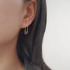 Крутые стильные булавки серебряная игла подпрыгивающие серьги женские холодные INS модные индивидуальность хип-хоп маленькие гвоздики