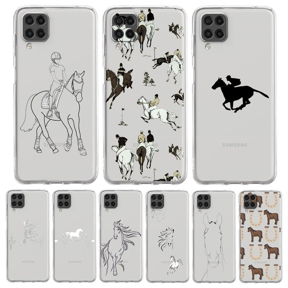 Phone Case For Samsung A13 A33 A35 A55 A73 A53 A23 A51 A71 A21S A12 A31 A41 A05s A03S A15 A25 A32 5G Cover Animal Art Horse
