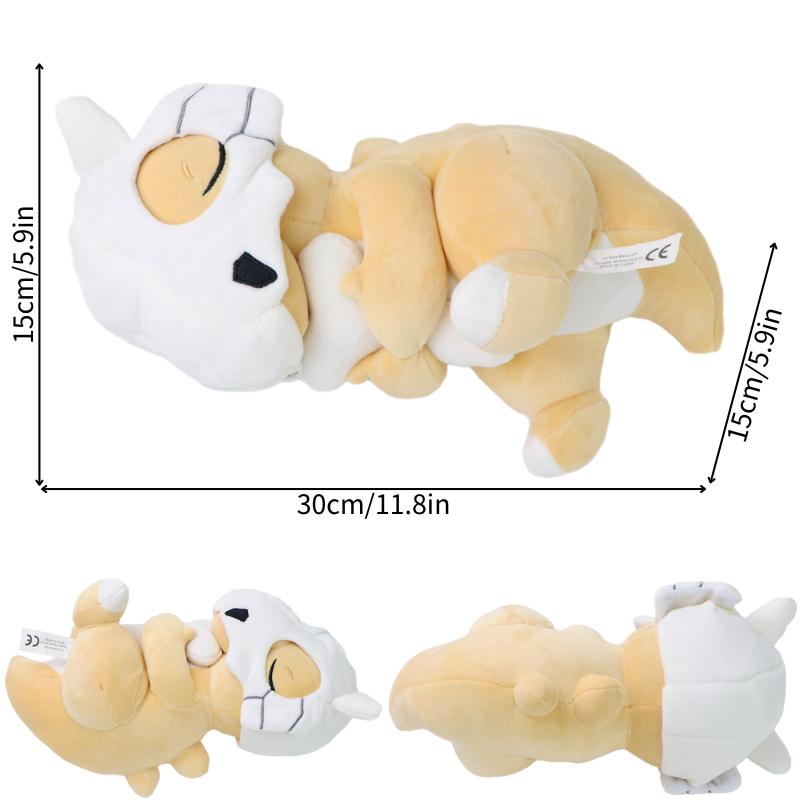 Kawaii Pokemon Sleep Cubone Slowpoke Chikorita Psyduck Lucario Piplup плюшевые игрушки-подушки Lapras Furret Dragonair Mew Peluche Doll