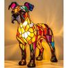 Лампа в виде корги и лампа в виде мопса:Подарки для любителей мопсов - DogSeries Art Night Light - Настольный ночник с изображением французского бульдога из окрашенной смолы - Собака из окрашенного стекла