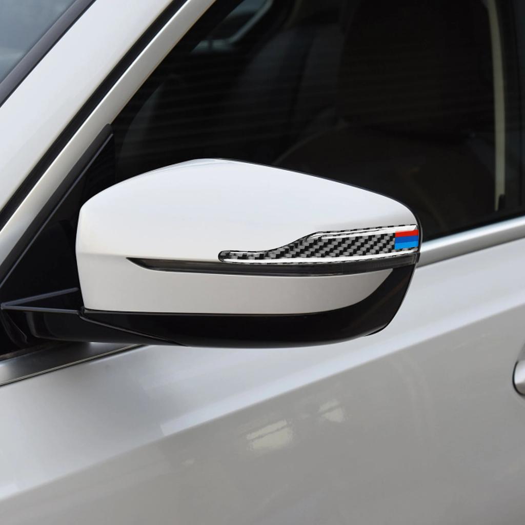 Экстерьер автомобиля для BMW 1, 2, 3, 4, 5, 7 серии X3 X4 X5 X6, зеркало заднего вида из углеродного волокна, защитная полоса, наклейка против столкновений