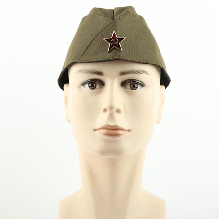 Русские Дизайны Шляпа Формы Лодки Пятиконечная Звезда Гарнизонная Шляпа для Модных Людей и Культурного Мероприятия