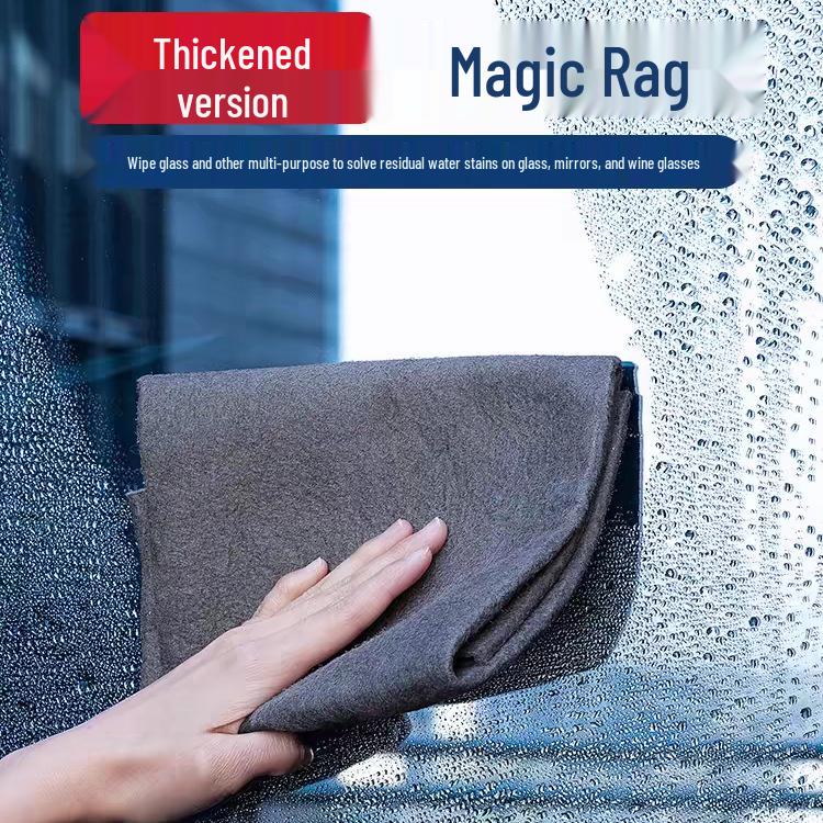Magic Lint-Free Cloth: Streak-Free Cleaning for Glass with Island Fiber Towel