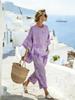 A wholesale European and American Y1 new printed large hemian casual set from Simian