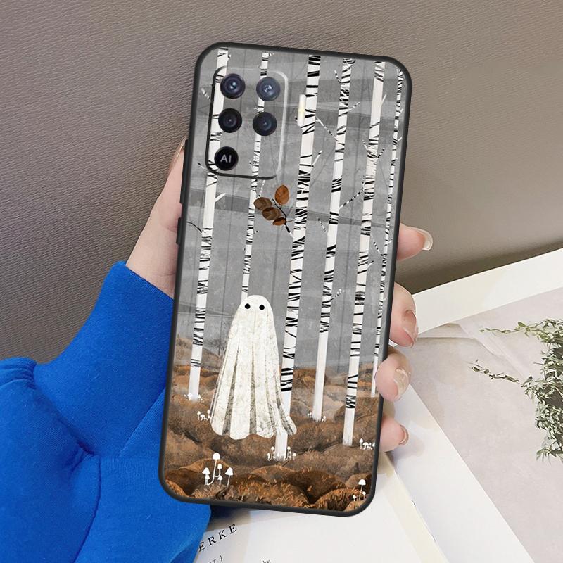 Призраки Забавный чехол для Oppo A78 A38 A18 A98 A58 A60 A80 A40 A96 A76 A16 A94 A74 A54 A15 A17 A57 A77 A5 Pro