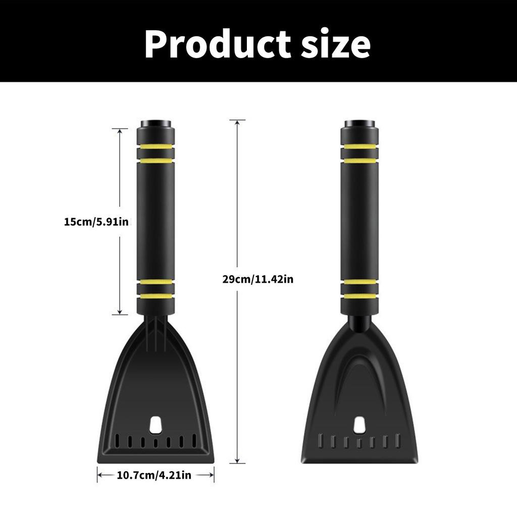 Window Frost Removal Tool Car Windscreen Ice Scraper Windshield Scraper Universal Ice Scraper Snow Shovel Ice Crusher