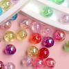 Подвеска 4/6/8 мм карамельного цвета, свободные бусины AB, цветные аксессуары для рукоделия, круглое акриловое ожерелье, браслет, 160-1000 шт., модное изготовление ювелирных изделий своими руками
