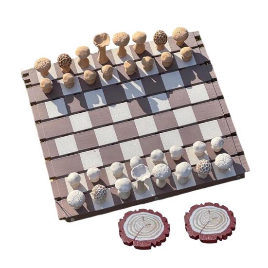 1 набор магнитных лесных грибов, шахматная игра с рулоном, доска для шахмат для детей и взрослых, портативная образовательная дорожная настольная игра-шашка