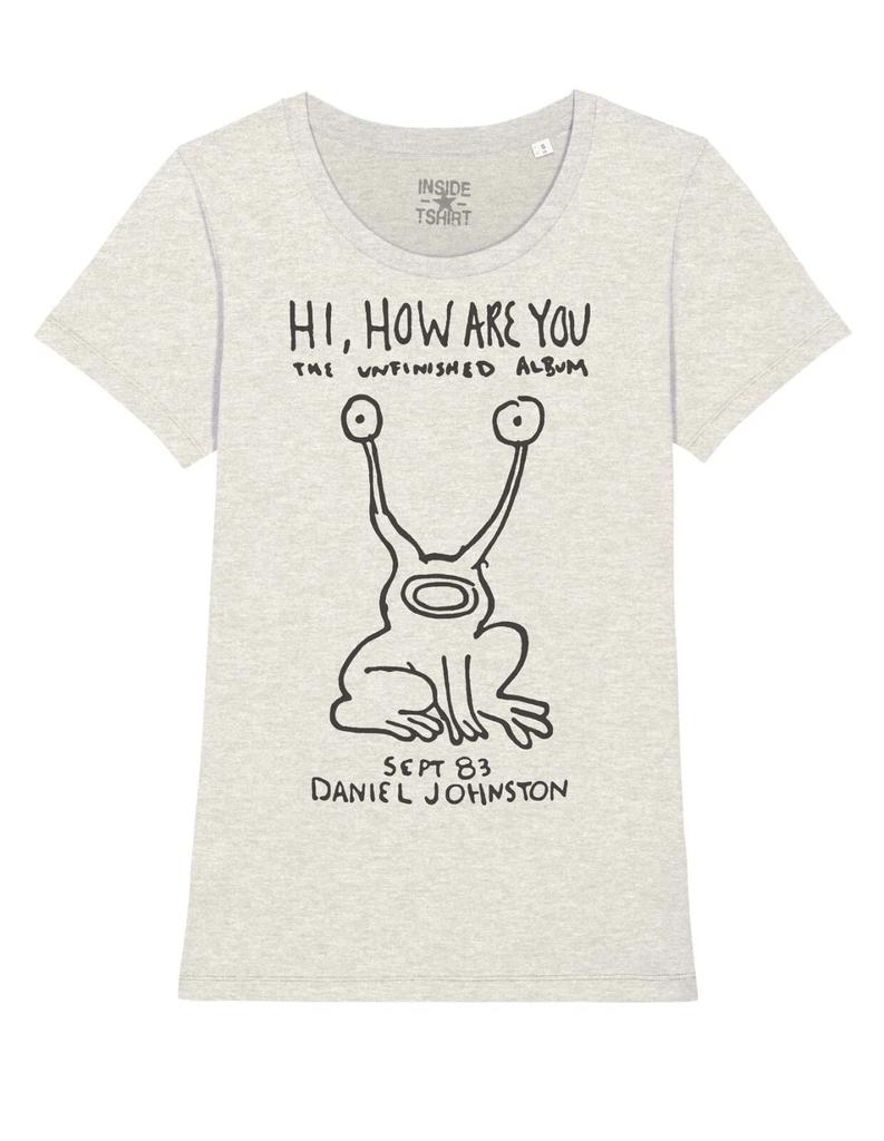 Daniel Johnston Jersey Hi How Are You Kurt Cobain Nirvana T-shirt Tops Tees Unisex Girl