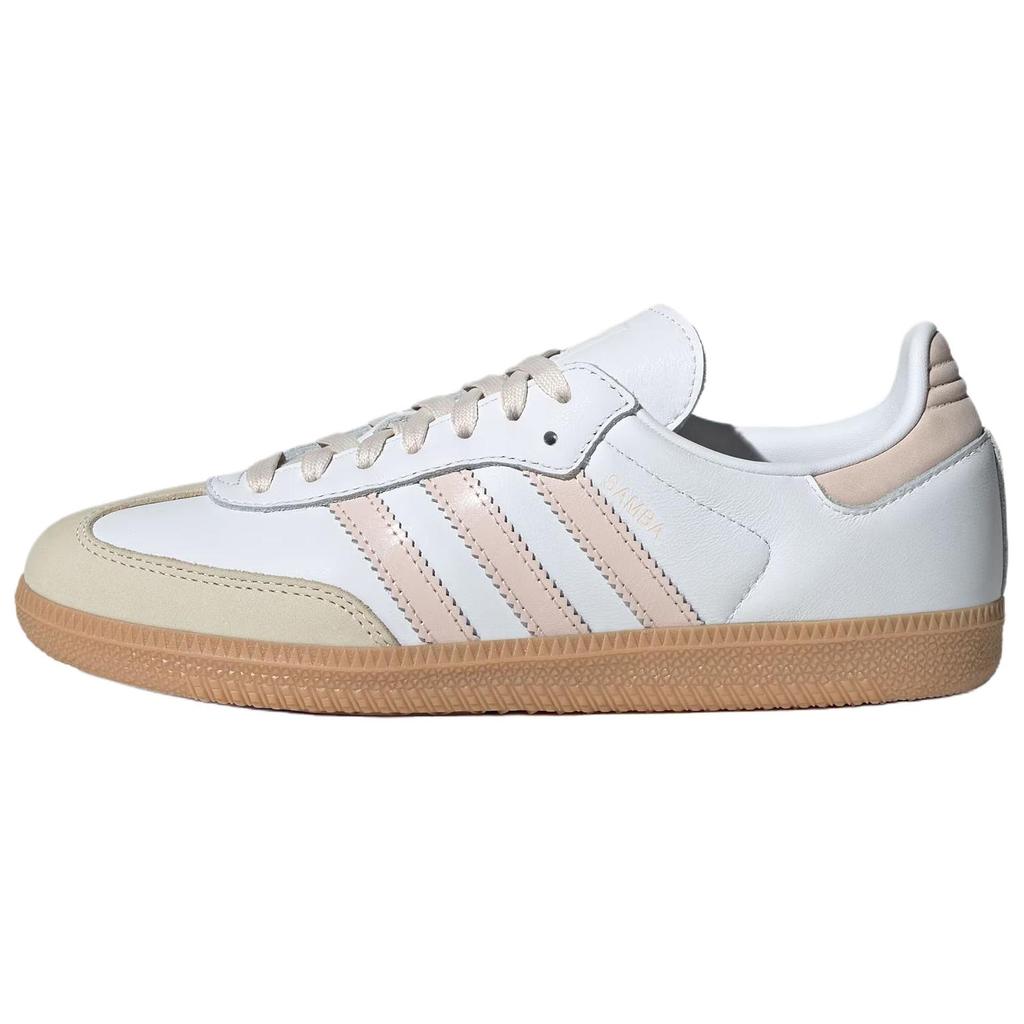 Adidas Samba OG White Wonder Quartz Gum Women Sneakers Footwear-White Gum-3 JS1351