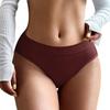 Женские хлопковые трусики, высокоэластичные трусы со средней талией, нижнее белье, мягкие женские трусики, нижнее белье