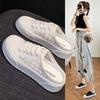 Сандалии Off White Slides Outside Shoes for Women 2024 Mules Summer Transparent Woman Slippers Low Healing Junior Designer IB