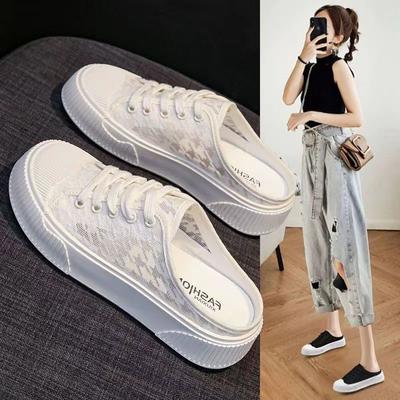 Сандалии Off White Slides Outside Shoes for Women 2024 Mules Summer Transparent Woman Slippers Low Healing Junior Designer IB