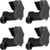 Boat Bumper Clips, Boat Fender Clips For Docking, Boat Square Rail Fender Hangers, 4 Pcs, Nylon UV Resistant Marine Grade