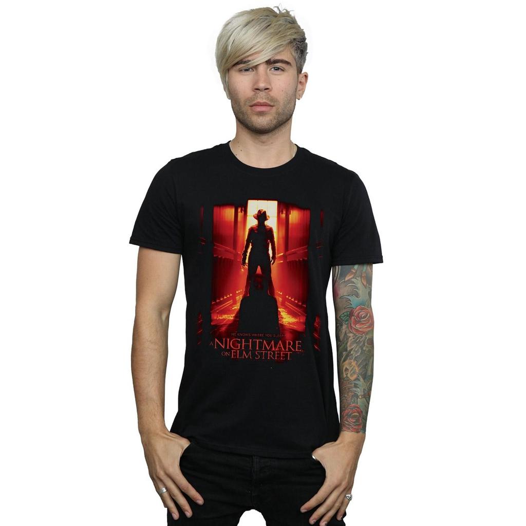 A Nightmare On Elm Street Mens He Knows Where You Sleep T-Shirt