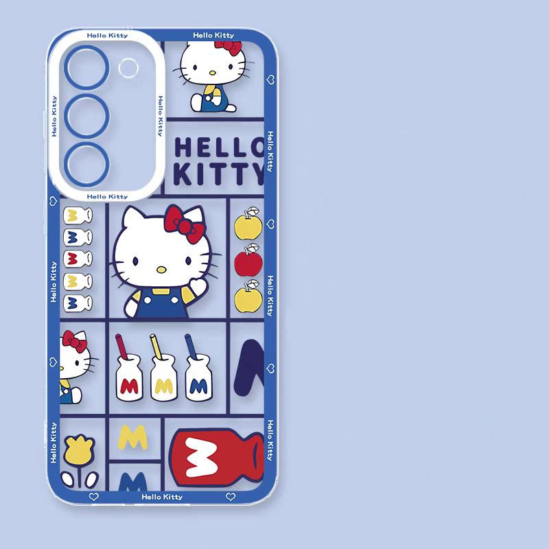 Cute Hello Kitty Transparent Casing For Xiaomi Redmi Note 15 Pro 15C 5G 14C Note 14 13 12 Pro Plus 13C 12C A5 5G 4G Case Cover