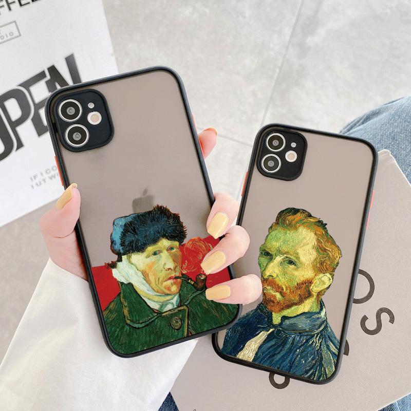 Для Coque iphone 17 16 15 14 11 12 13 Pro Max Mini X XR XS 16 Plus Чехлы для телефона Искусство Картина маслом Ван Гога Мягкие ударопрочные чехлы