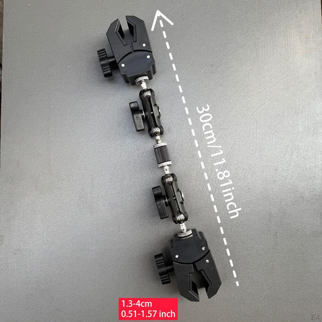 Регулируемое наклонное крепление для камеры с зажимом, Легко устанавливается, Портативное крепление на руль для флага