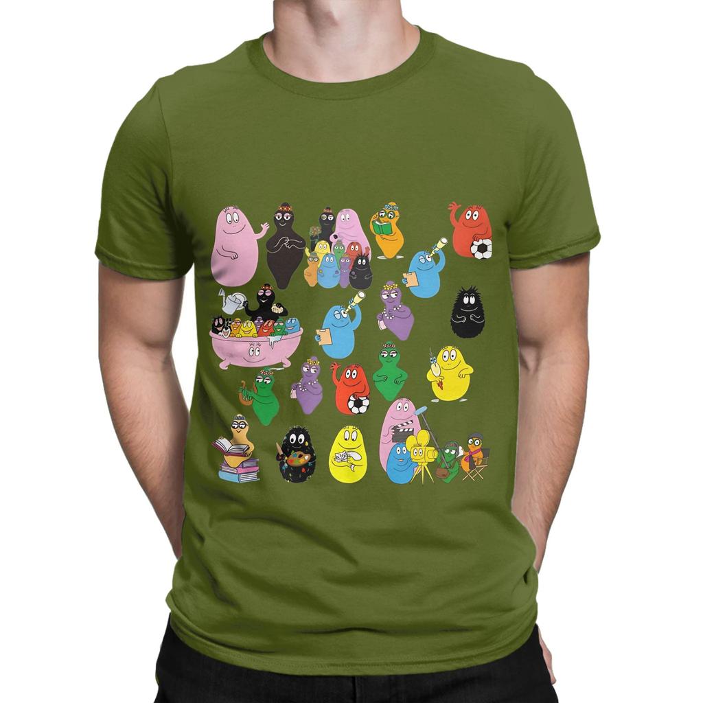 Barbapapa Funny 100 Cotton TShirt Barba Tees Tops For Unisex