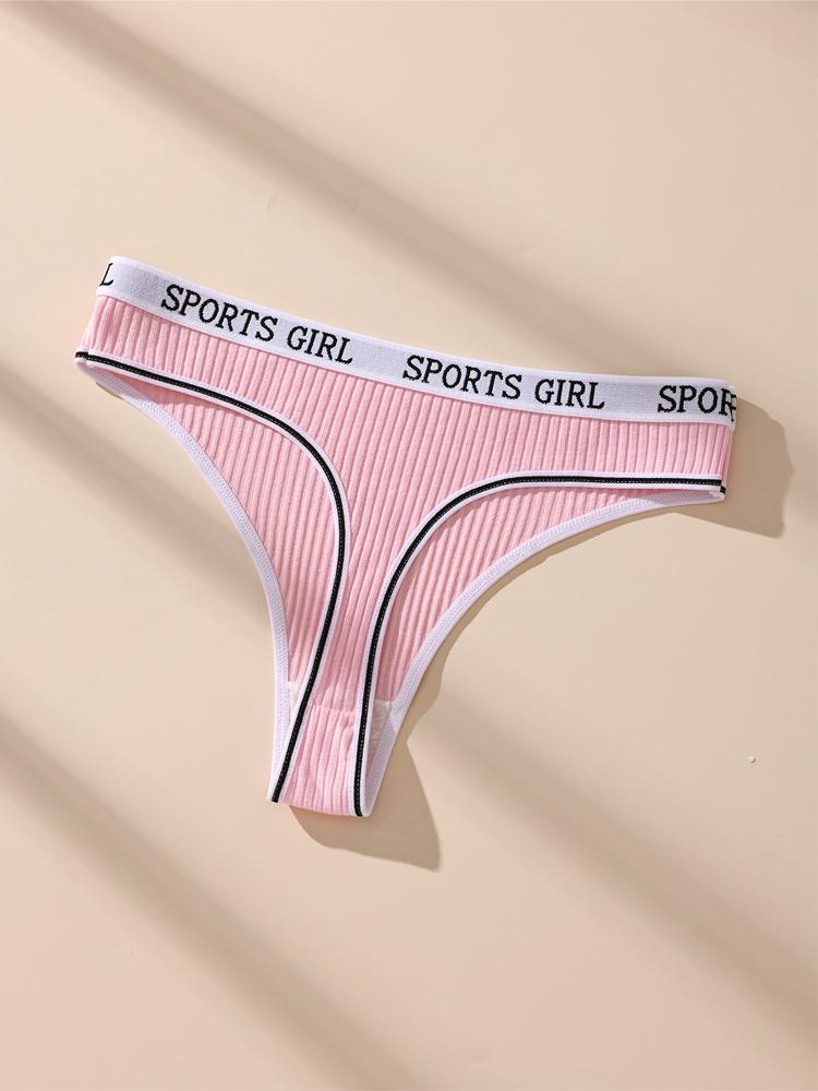 7 шт. женские стринги с низкой посадкой, сексуальное нижнее белье, спортивные трусики для девочек, хлопковые стринги, дышащие женские трусики, женское нижнее белье