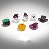 Set Mini Cute Funny Luminous Glow Witch Ghost Pumpkin Micro Landscape Ornament Figurine Halloween Home Desk Room Garden Decor
