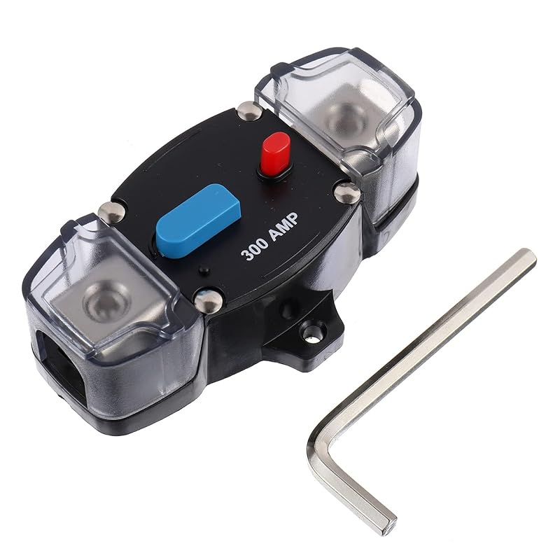 Автоматический выключатель постоянного тока 250 А 12-48 В с кнопкой ручного сброса для автомобиля, дома на колесах, морского судна, лодки (250А)