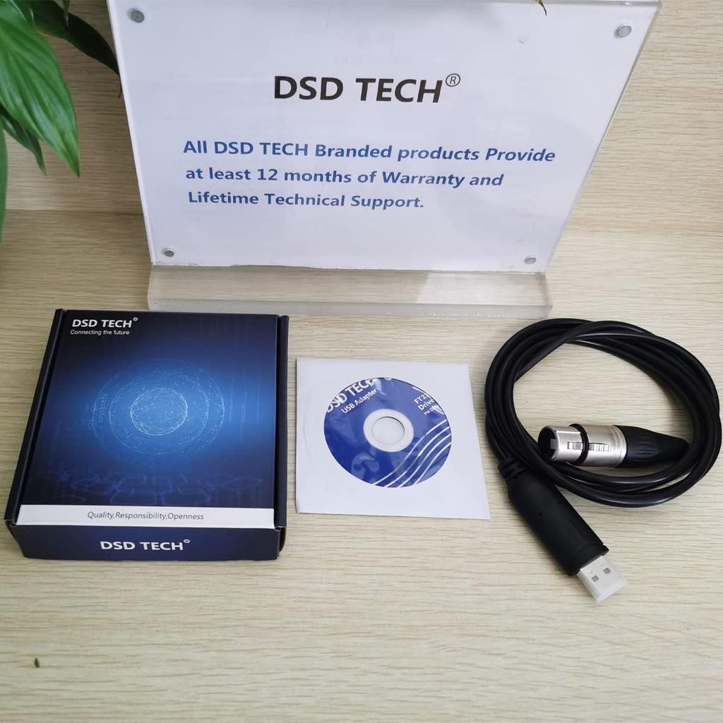 Интерфейсный кабель DSD TECH с ножками чипа FTDI USB-DMX - 5.9