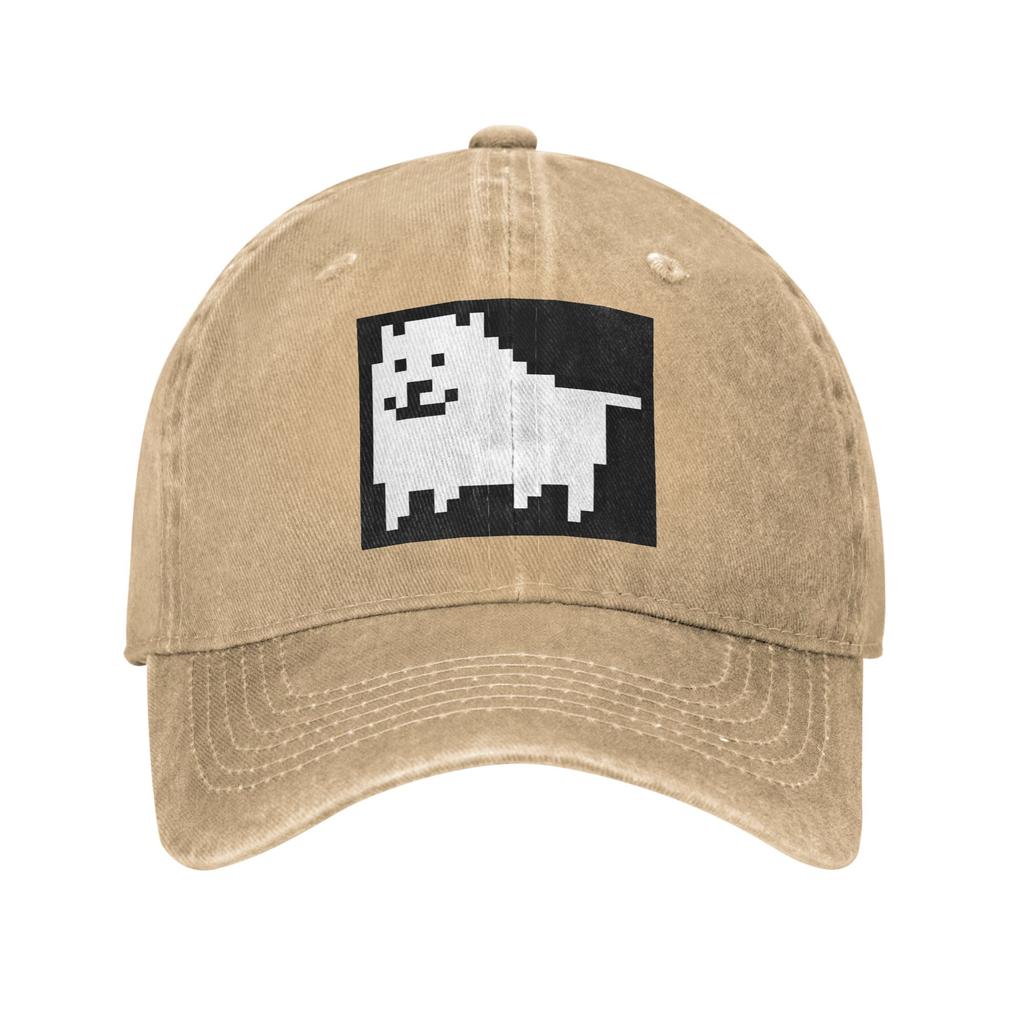 Раздражающая Собака в Космосе Undertale Тоби Видеоигра РПГ Выстиранная Джинсовая Кепка Повседневные Бейсболки Регулируемая Шляпа Унисекс Бейсбольные Кепки