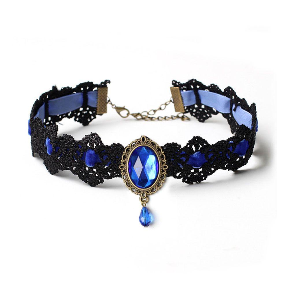 Vintage Gothic Collar Victorian Sexy Crystal Necklaces Jewelry Fashion Accessories Clavicle Chain
