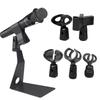 With Adapter Microphone Clip Black For Mic Holder Stand
