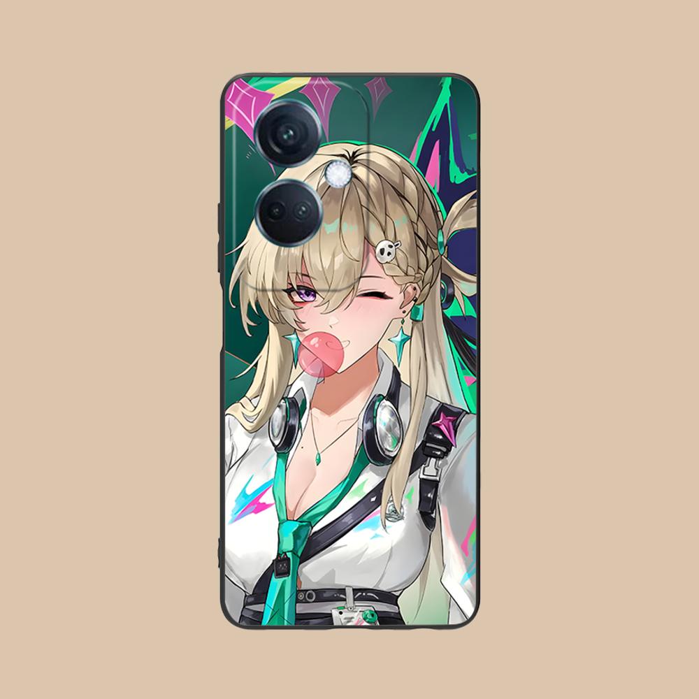 Чехол для телефона Wuthering Waves Lynae для OPPO Reno 14 13 12 11 10 9 8 7 6 5 F T Pro 5G Цветной печатный чехол Красивый роскошный чехол