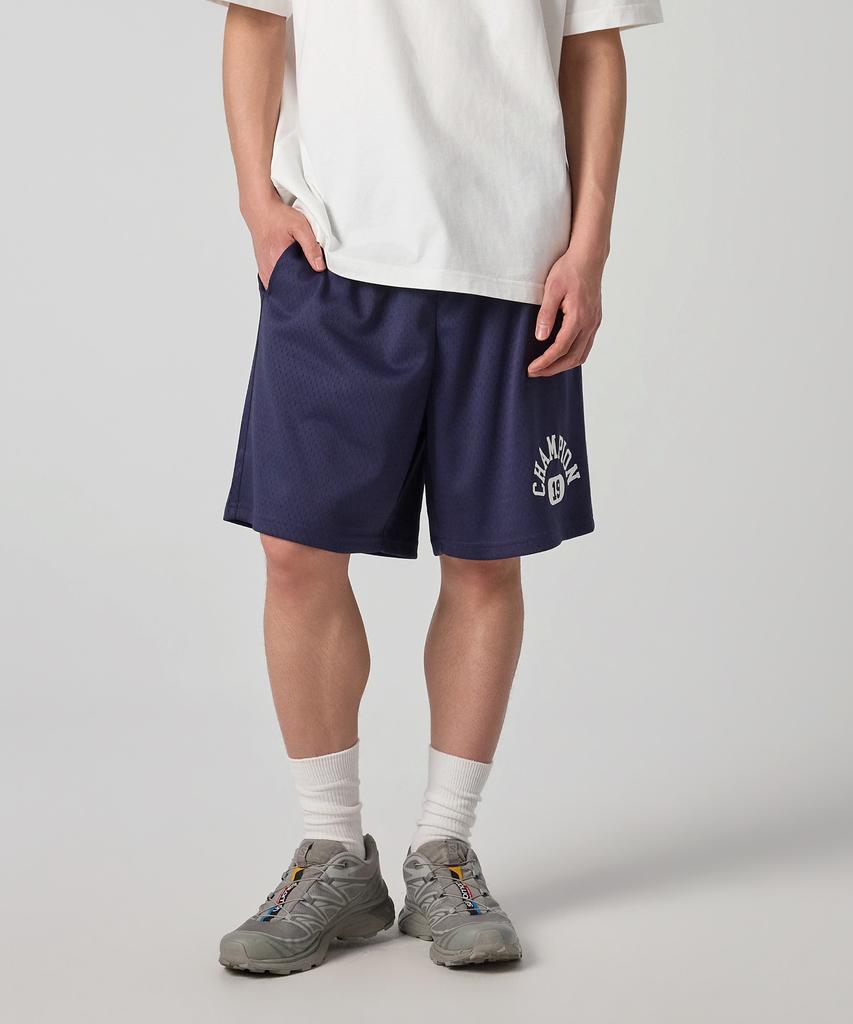 CHAMPION Basketball Mesh Shorts Navy