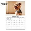 Wall Mounted Note Taker 2027 Calendar, Buildings/Beaches/Cats/Dogs 12 Monthly Planner, January - December Yearly Schedule Tracker Hanging Calendar